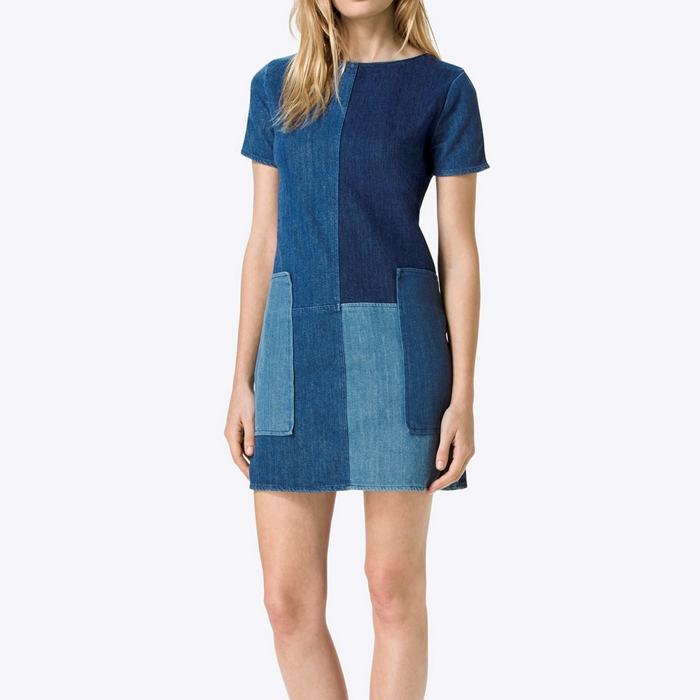 NEW J Brand Shift Denim Dress, XS